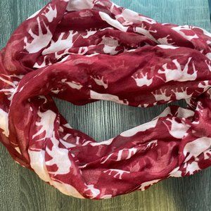 Maroon Infinity Scarf